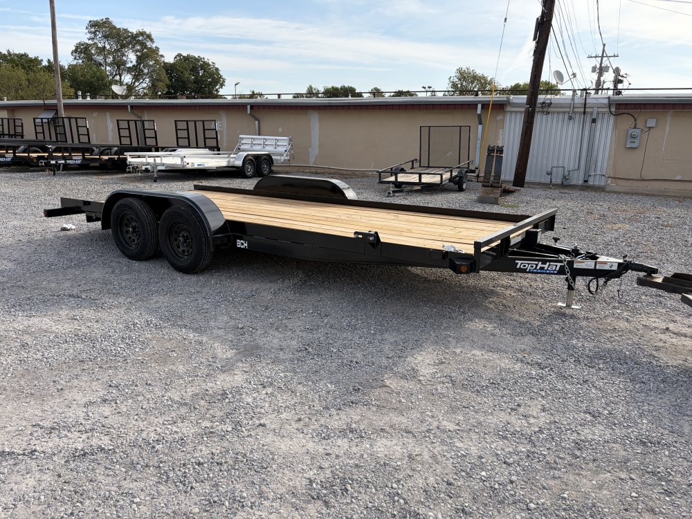 83"x18' Top Hat Flatbed Car Hauler