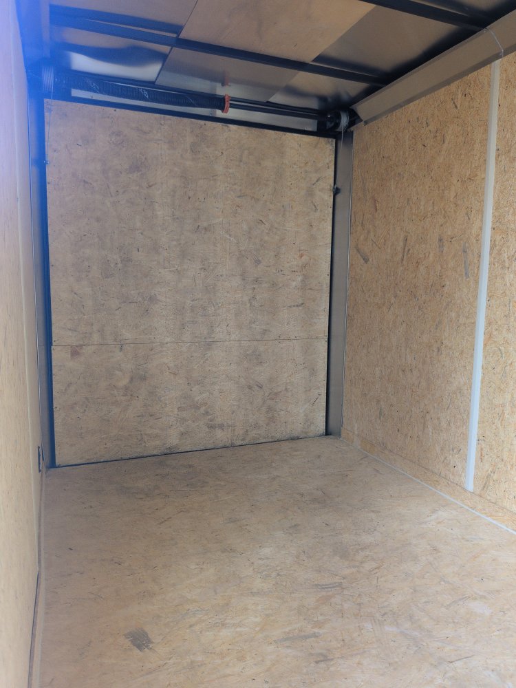 2026 Pace American 6X12 Single Blue w/ Black Trim Enclosed Trailer
